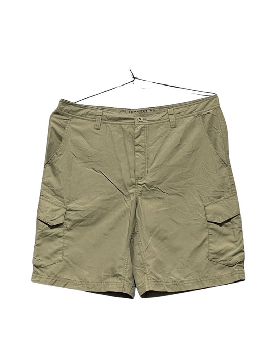 Magellan Khaki Cotton Short For Men Large