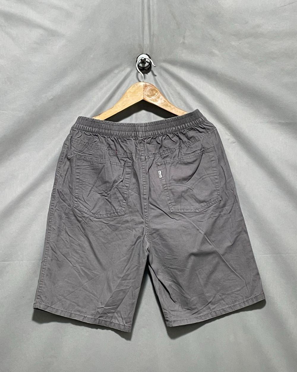 Levi's Gray Cotton Short For Men Small