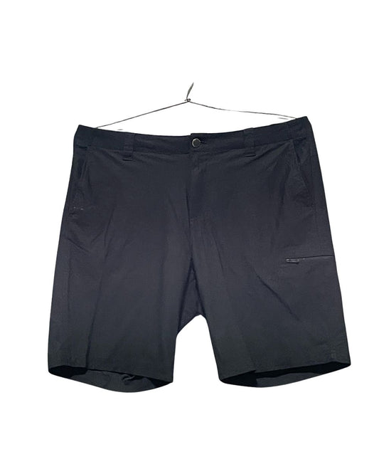 ZeroXposur Black Cotton Short For Men Large