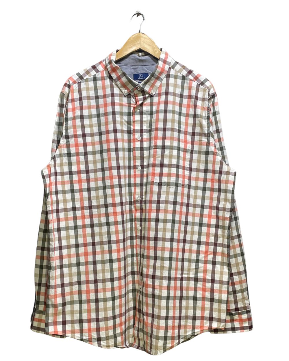 George Multi Cotton Shirt For Men X Large | Preloved Labels