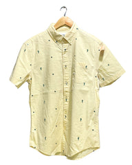 Sonoma Yellow Cotton Shirt For Men M
