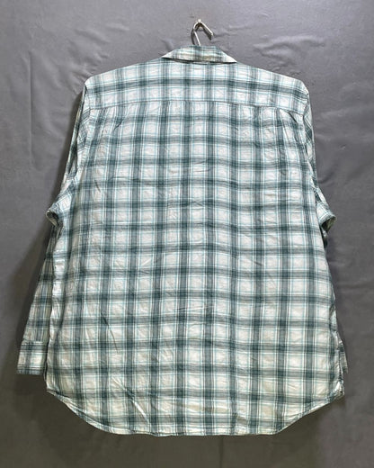 Banana Republic Green Cotton Shirt For Men XX Large | Preloved Labels