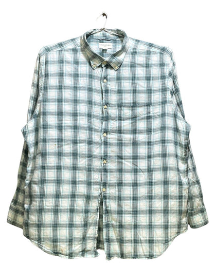 Banana Republic Green Cotton Shirt For Men XX Large | Preloved Labels