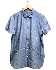 Arizona Blue Cotton Shirt For Men Large