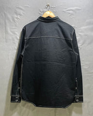 Lurking Class Black Cotton Shirt For Men M