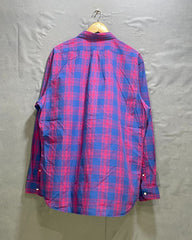 Old Navy Blue Cotton Shirt For Men X Large