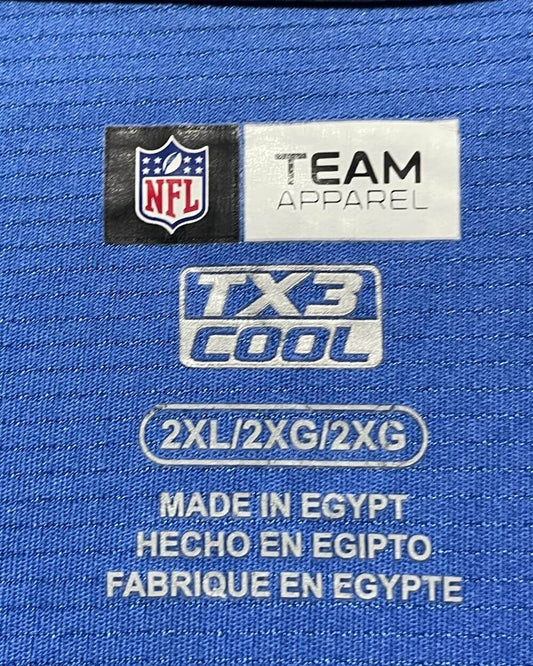 NFL Blue Sport Polo T Shirt For Men XX Large | Preloved Labels