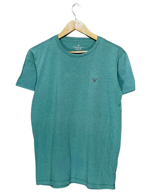 American Eagle Green T Shirt For Men Small