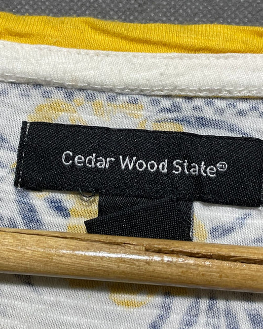 Cedar Wood State Multi T Shirt For Men Medium