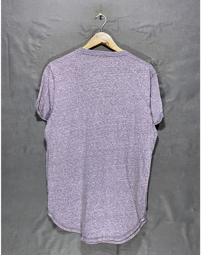 Hollister Purple T Shirt For Men Large