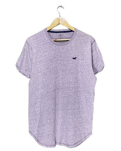 Hollister Purple T Shirt For Men Large