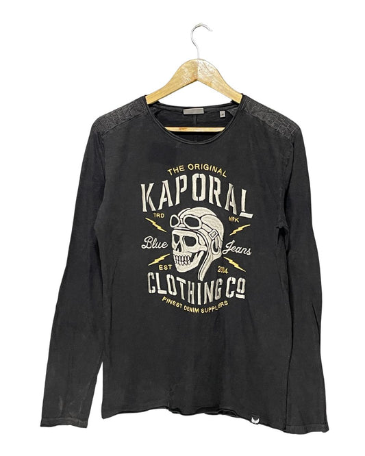 Kaporal Black T Shirt For Men Medium