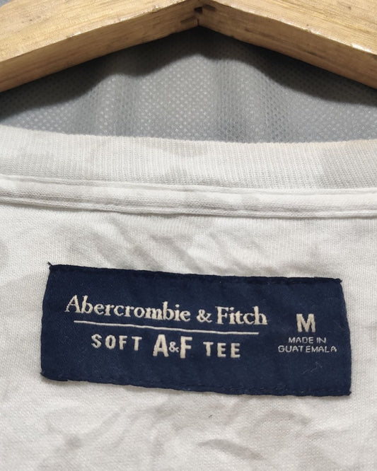 Abercrombie & Fitch White T Shirt For Men Medium
