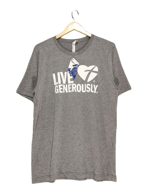 Canvas Gray T Shirt For Men Large