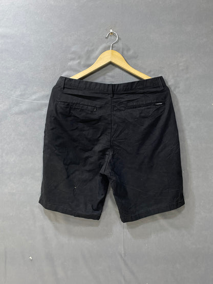 Calvin Klein Black Cotton Short For Men M