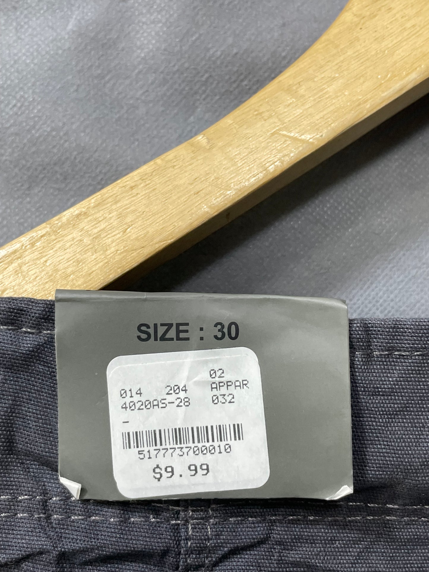 Wrangler Gray Cotton Short For Men S