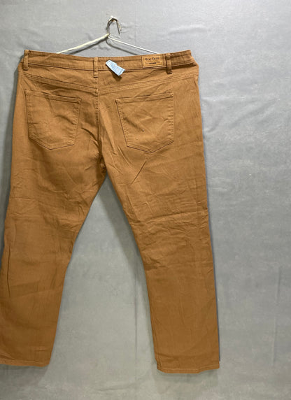Gray Earth Brown Jeans For Men XL