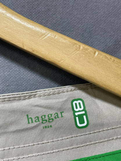 Haggar Khaki Cotton Short For Men M