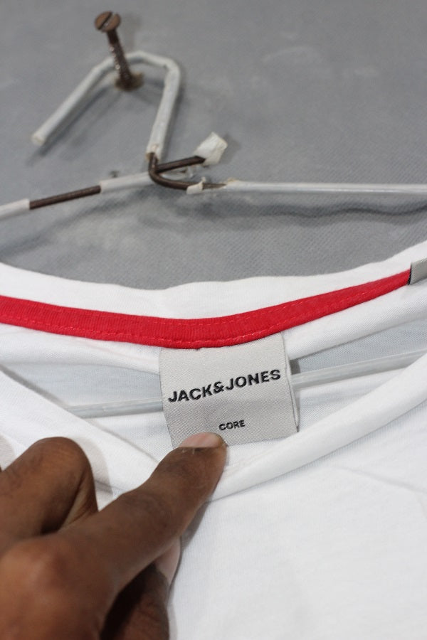 Jack & Jones Branded Original Cotton T Shirt For Men | Preloved Labels