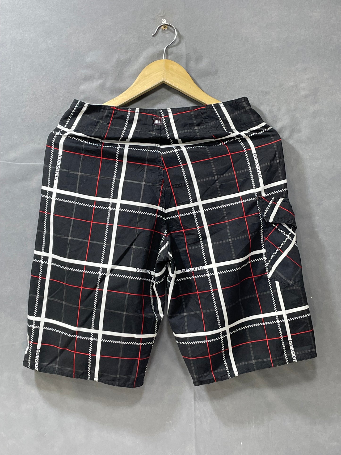Quicksilver Checkers Polyester Short For Men S