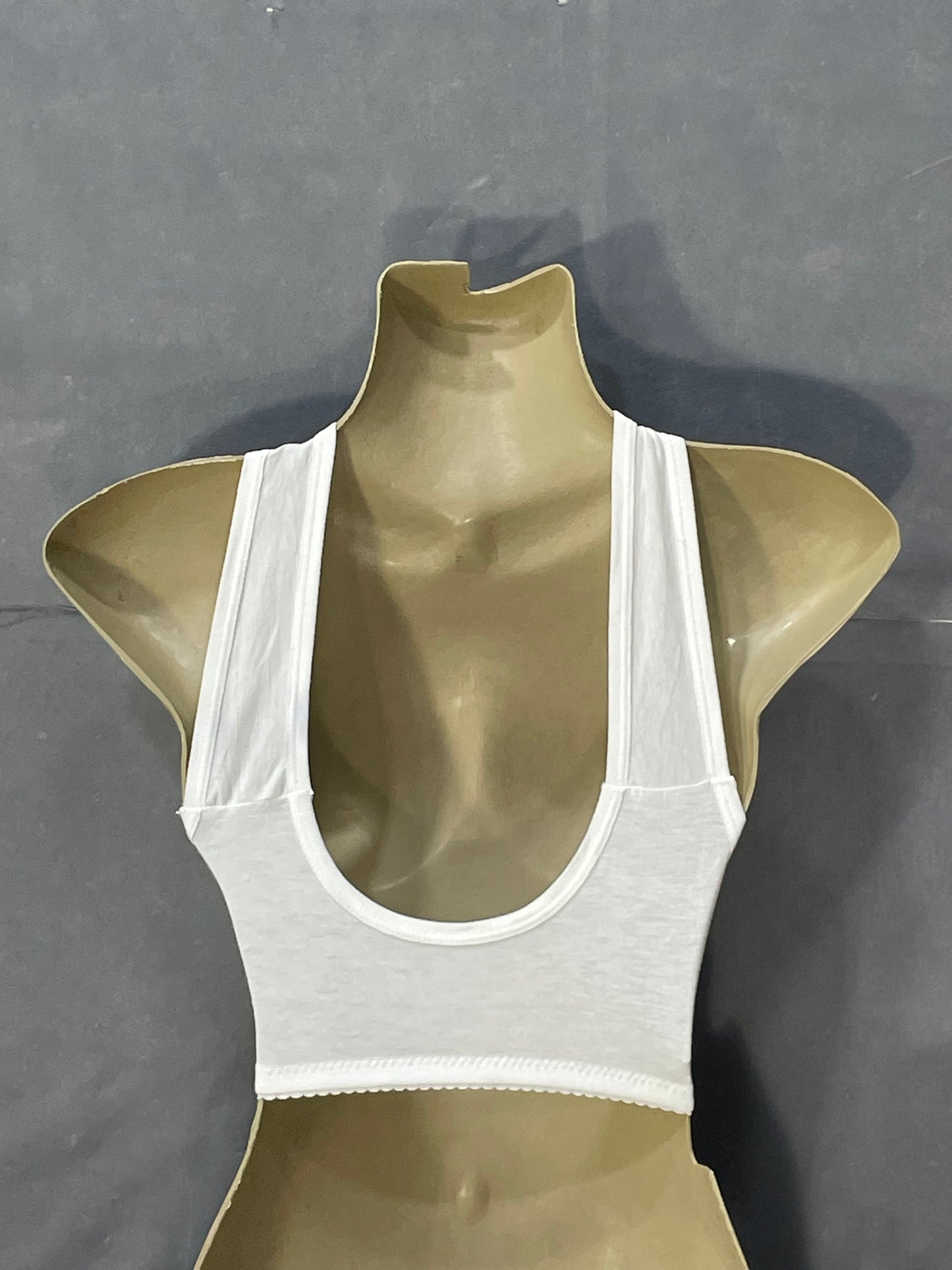 Preloved Labels White Sports Gym Bra For Women M