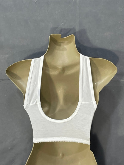 Preloved Labels White Sports Gym Bra For Women M