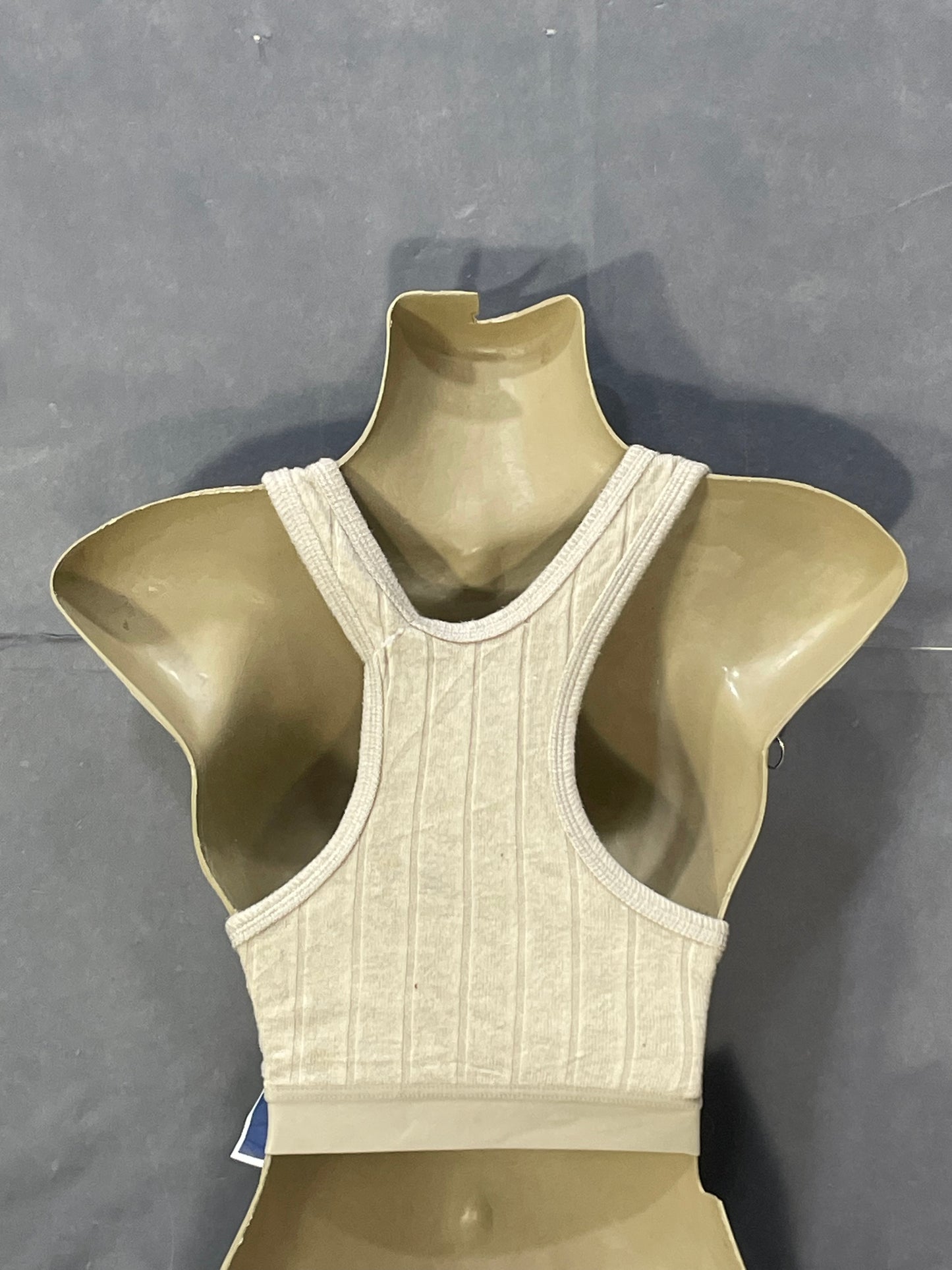 Offline By Aerie Cream Sports Gym Bra For Women XXL