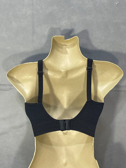 Isabel Maternity Black Sports Gym Bra For Women M