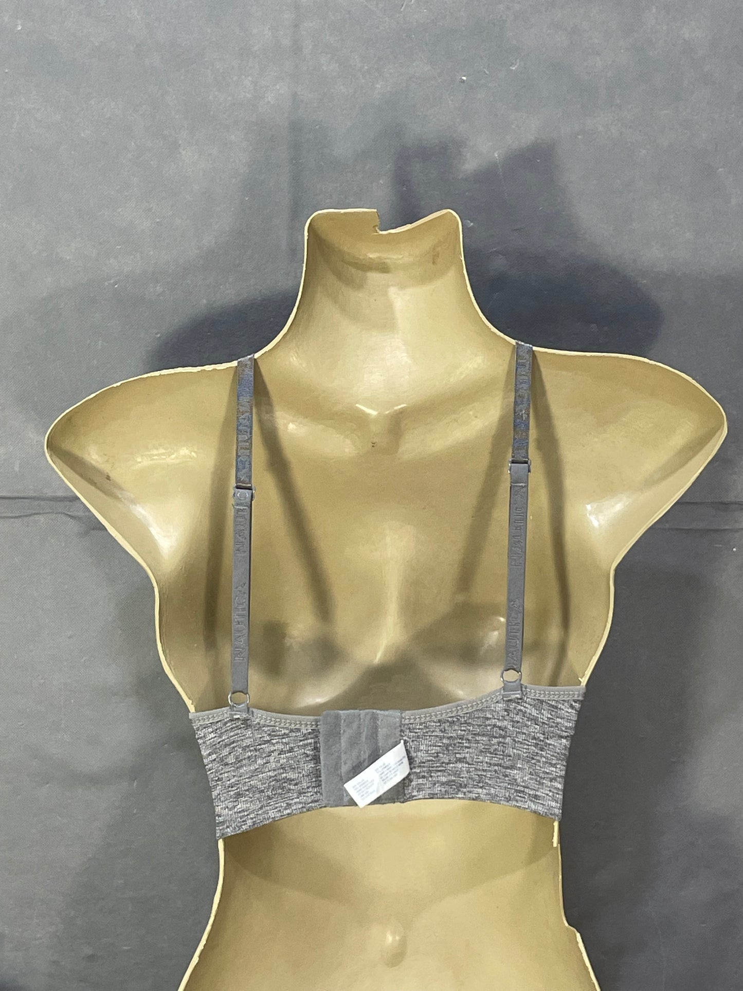 Nautica Gray Sports Gym Bra For Women L