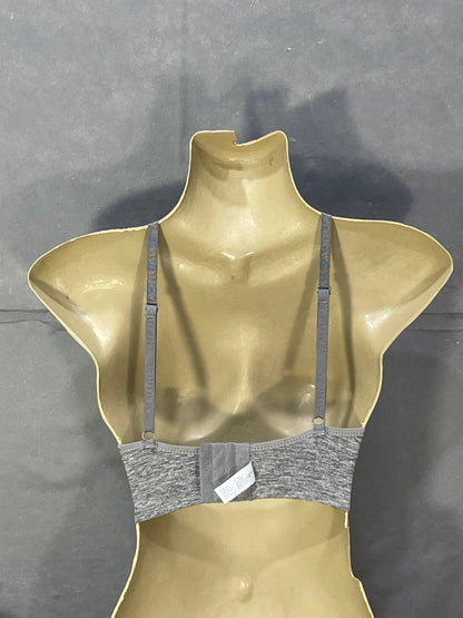 Nautica Gray Sports Gym Bra For Women L