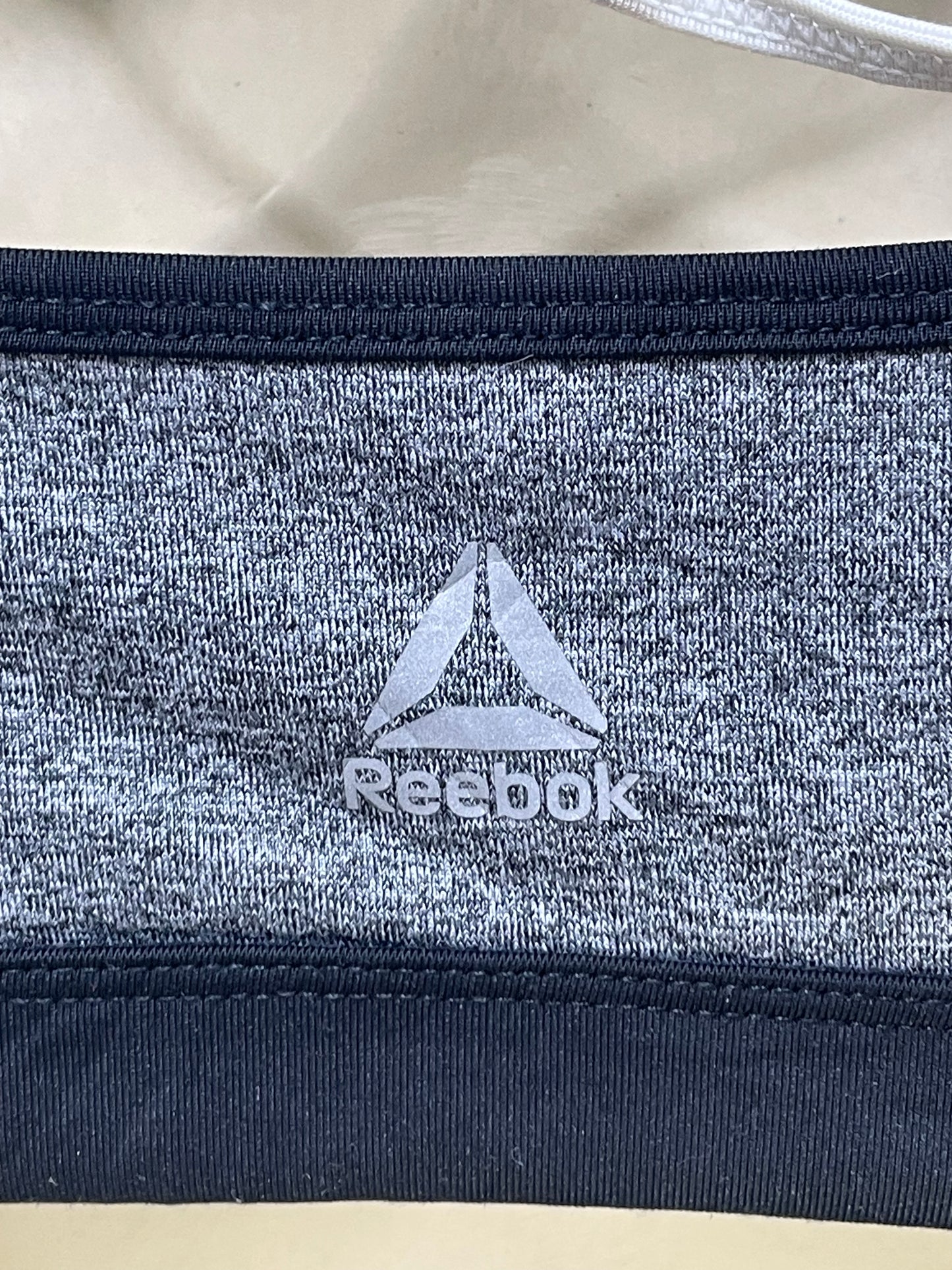 Reebok Gray Sports Gym Bra For Women L