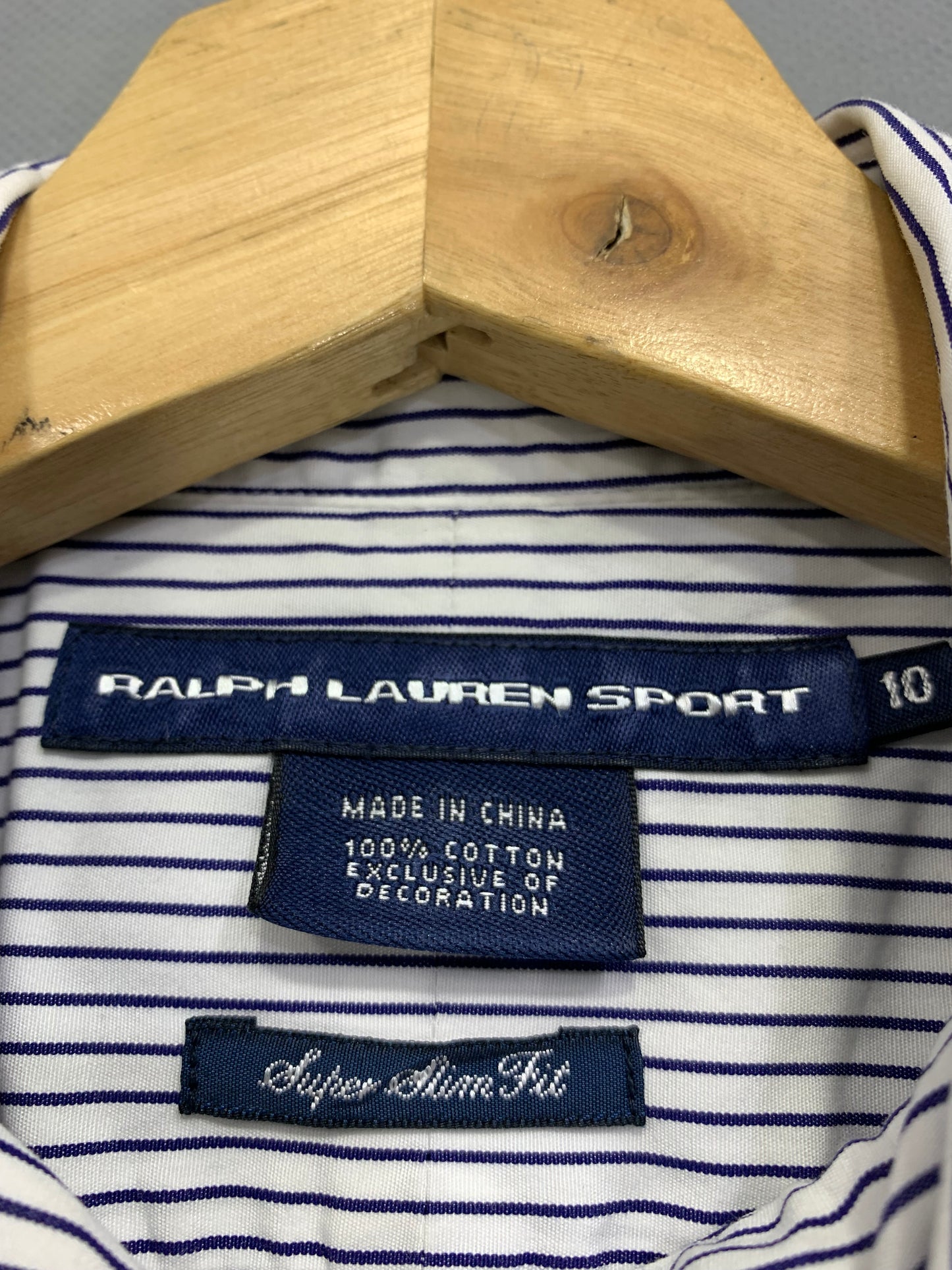Polo Ralph Lauren Sport Branded Original Cotton Shirt For Women