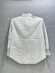 Calvin Klein Gray Cotton Shirt For Men L