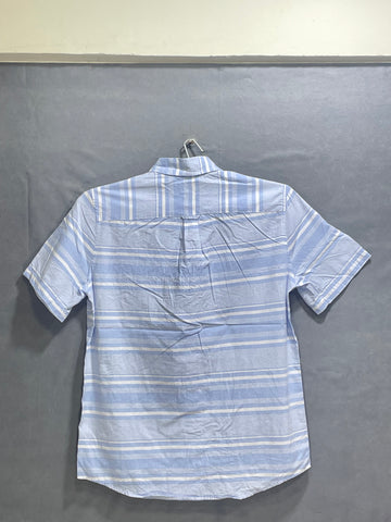 Chaps Blue Cotton Shirt For Men M