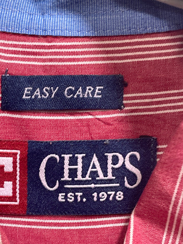 Chaps Red Cotton Shirt For Men M