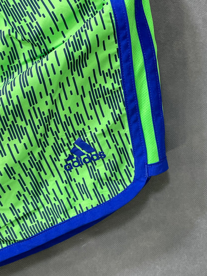 Adidas Green Polyester Short For Women M