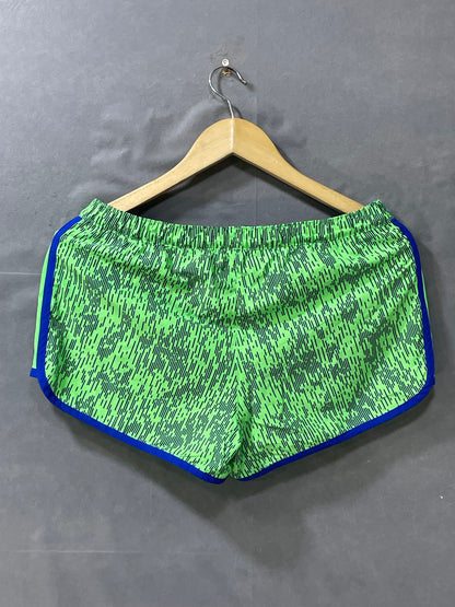 Adidas Green Polyester Short For Women M