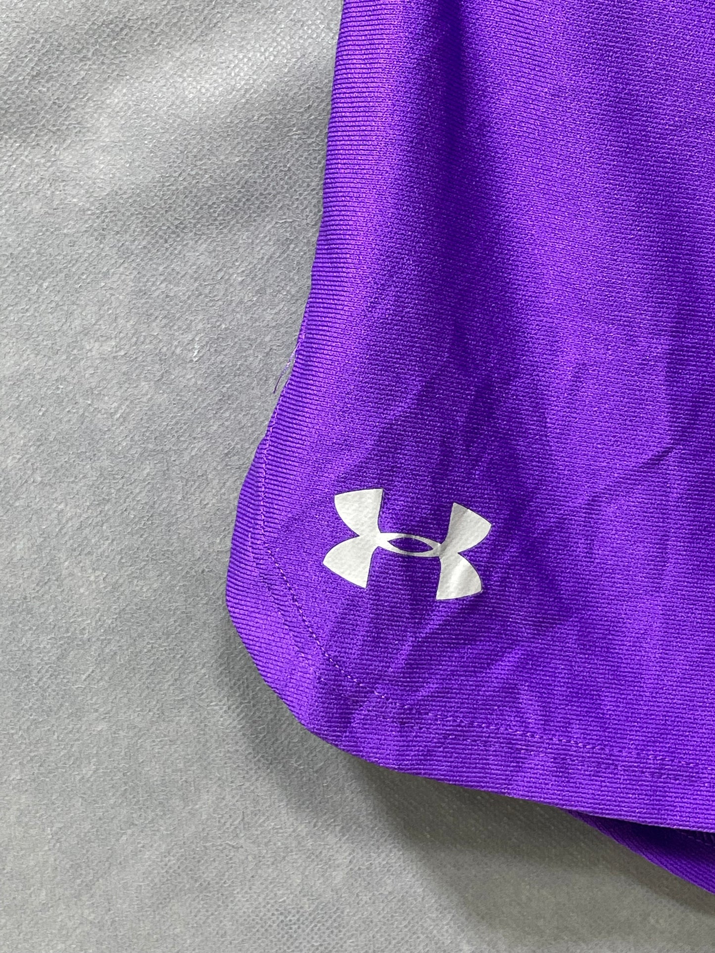 Under Armour Purple Polyester Short For Women XL