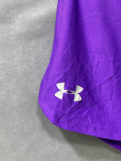 Under Armour Purple Polyester Short For Women XL