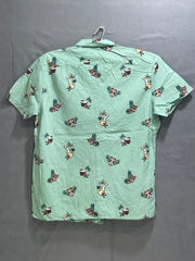 Sonoma Green Cotton Shirt For Men L