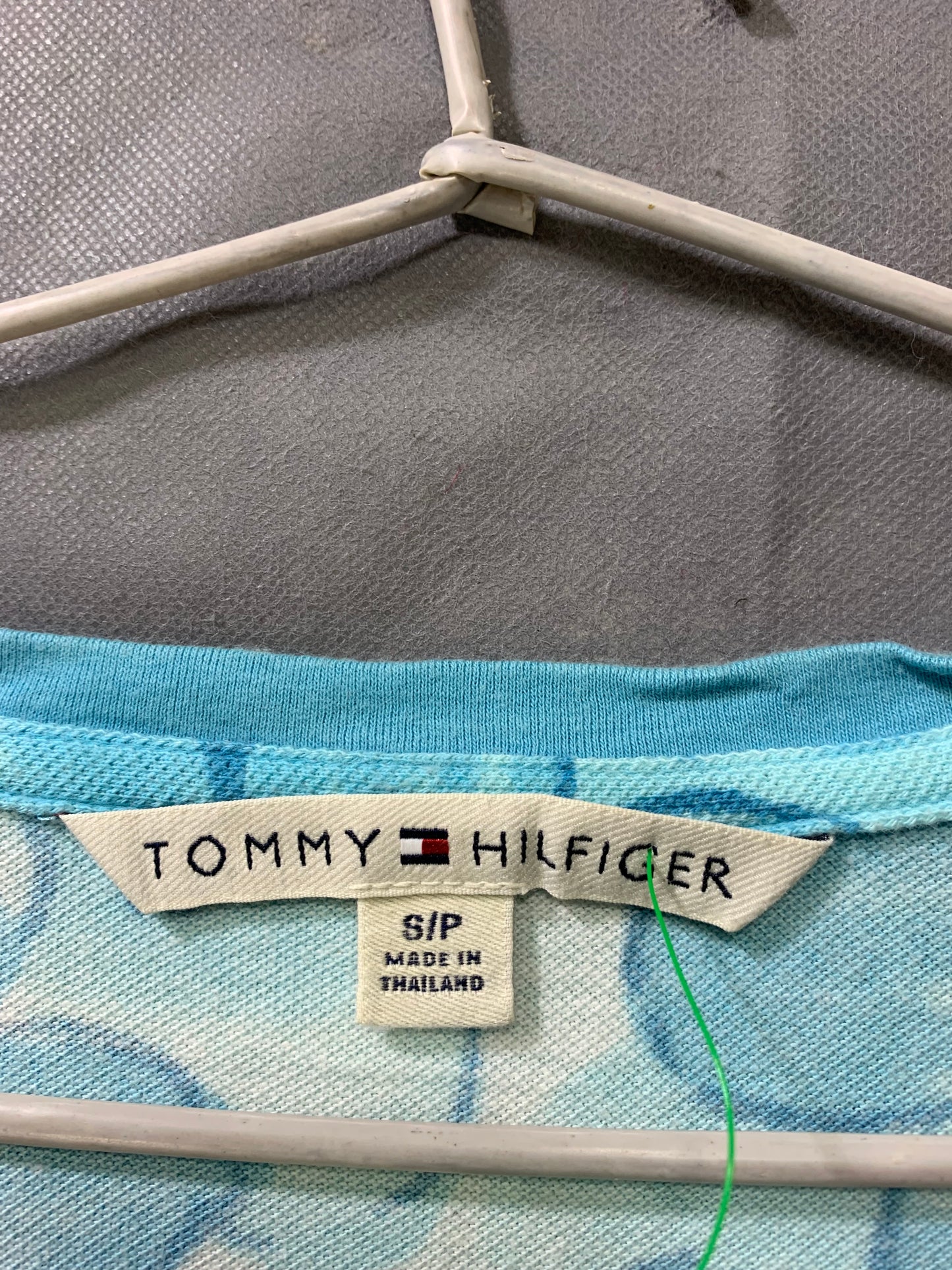 Tommy Hilfiger Blue Cotton For Women T Shirt S