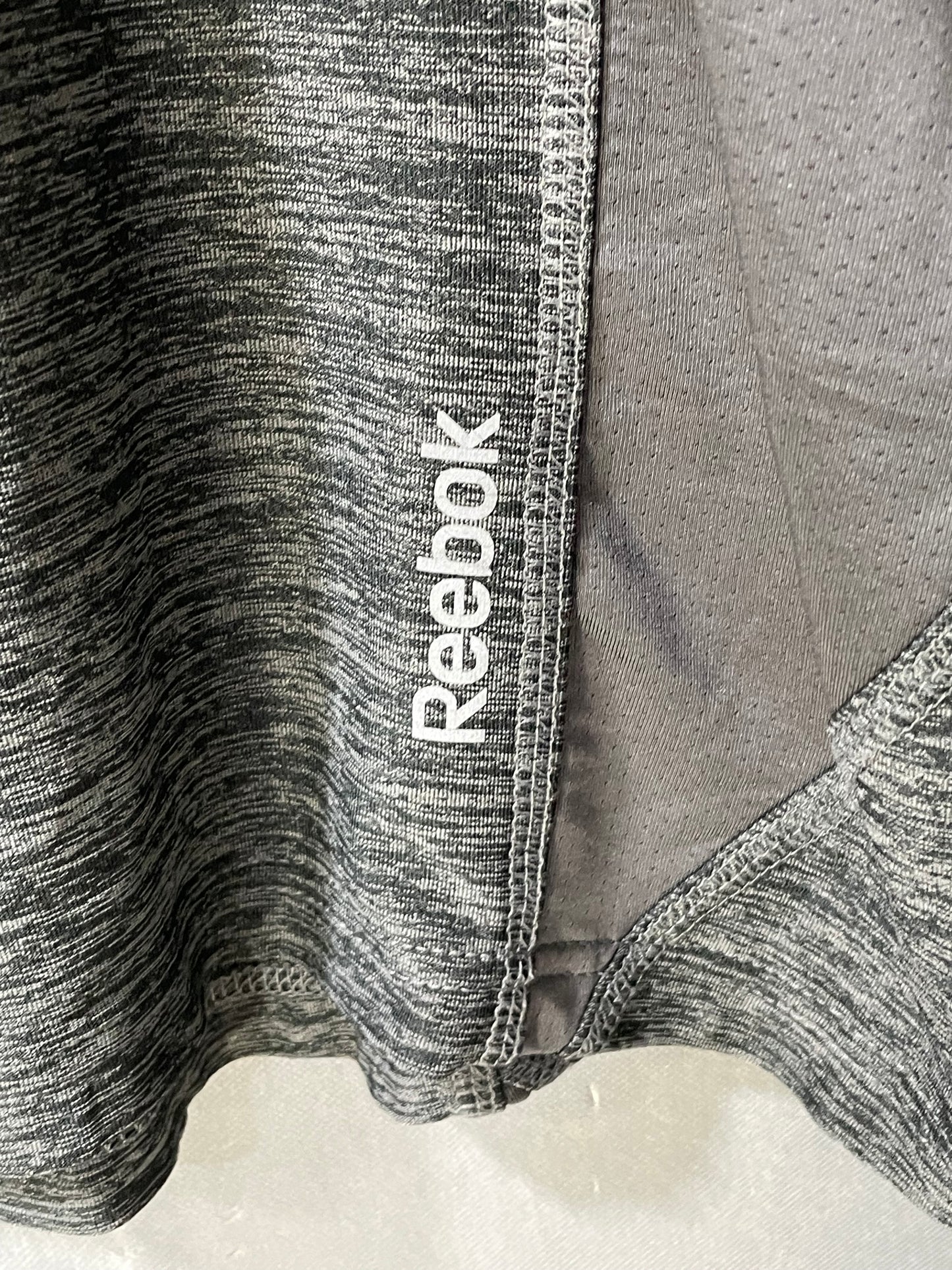Reebok Gray Sport For Women T Shirt Large