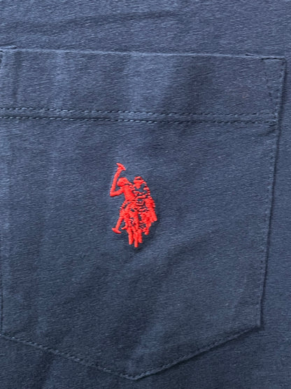 U.S Polo Assn Gray Cotton T Shirt For Men X Large