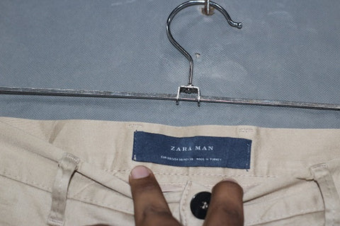 Zara Man Branded Original Cotton Pant For Men