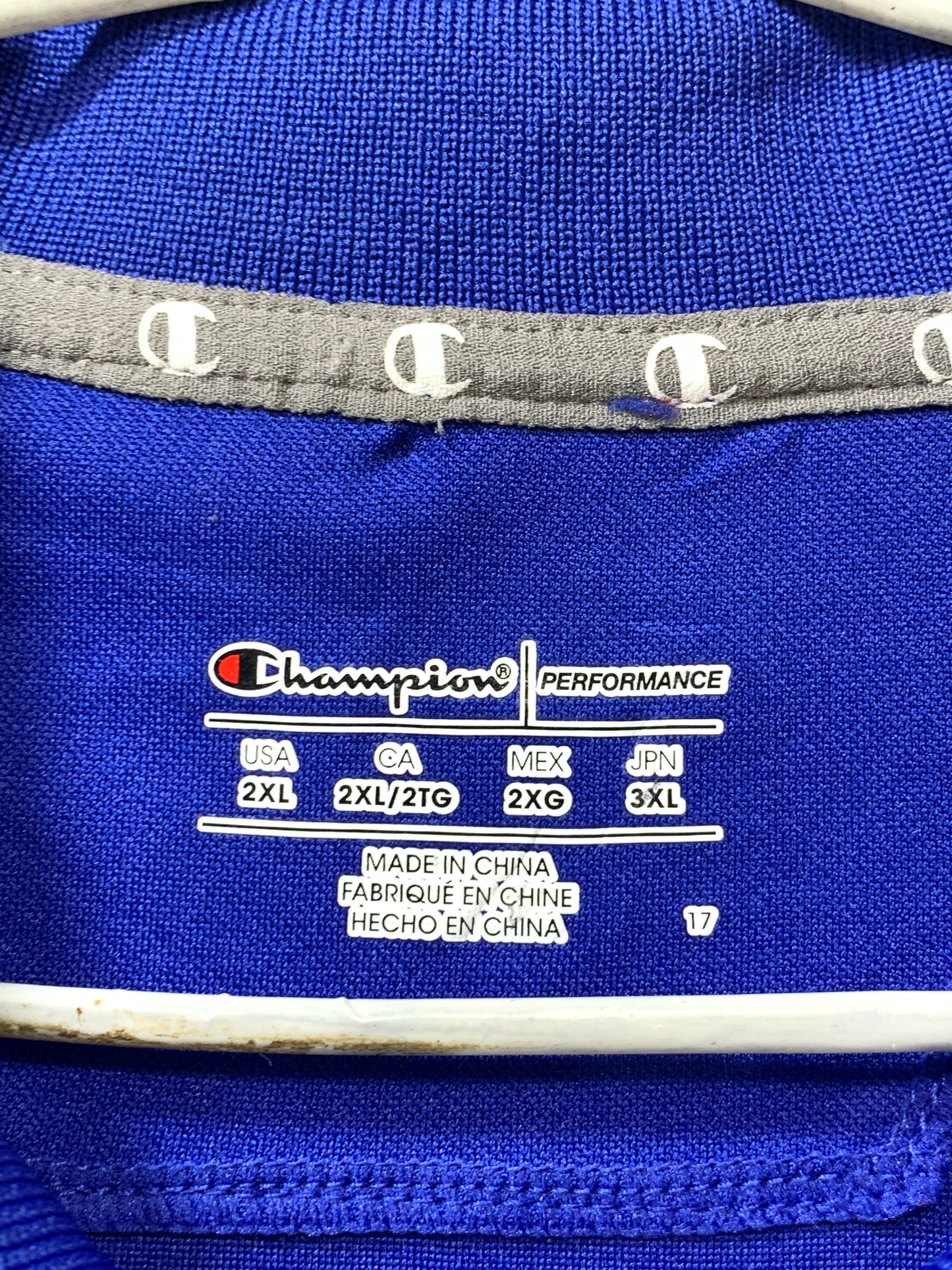 Champion Blue Sports For Women Polo T Shirt XX Large