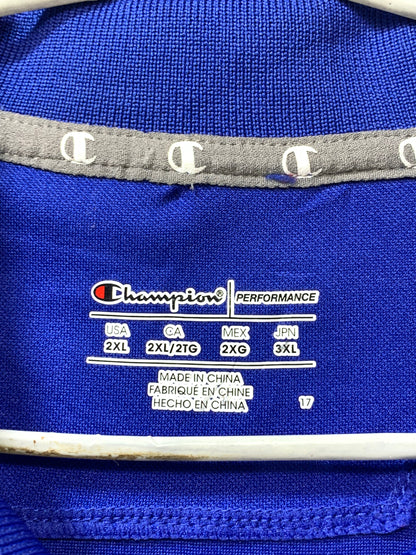 Champion Blue Sports For Women Polo T Shirt XX Large