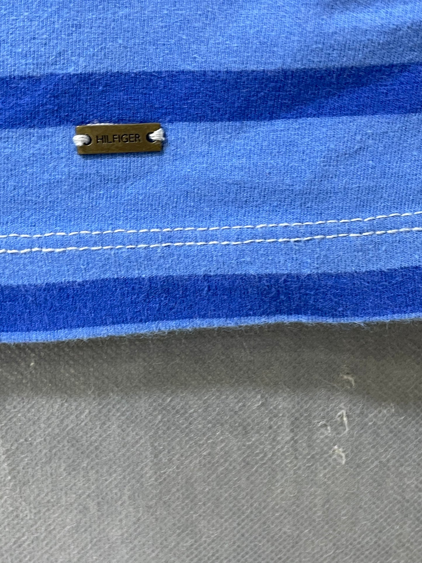 Tommy Hilfiger Blue For Cotton Women T Shirt Small