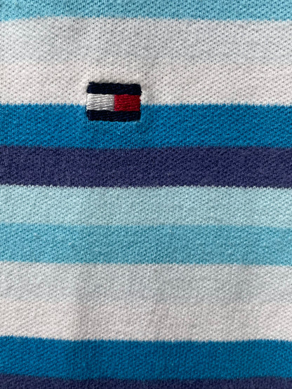 Tommy Hilfiger Blue For Cotton Women Polo X Large