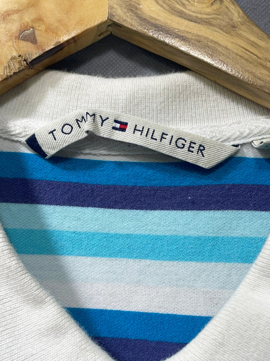 Tommy Hilfiger Blue For Cotton Women Polo X Large