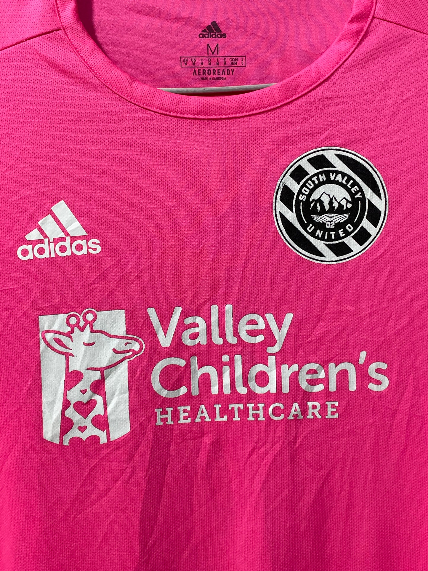 Adidas Pink Sport For Women T Shirt Medium